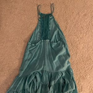 loose lace back sundress